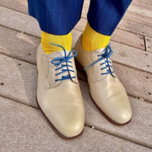 celchuk- yellow cotton socks