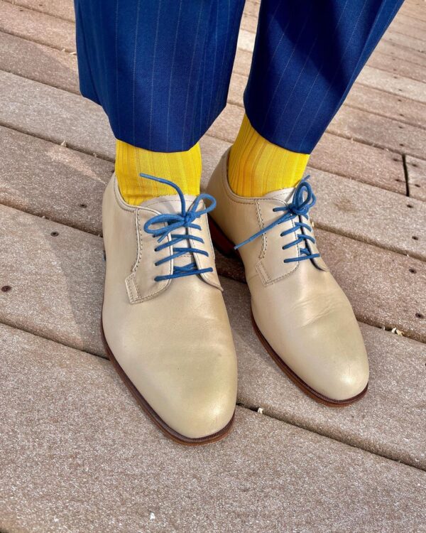 celchuk- yellow cotton socks
