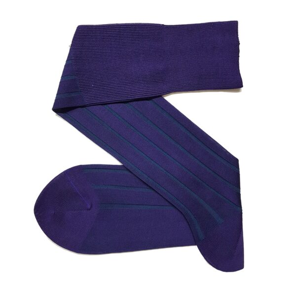 purple shadow cotton socks