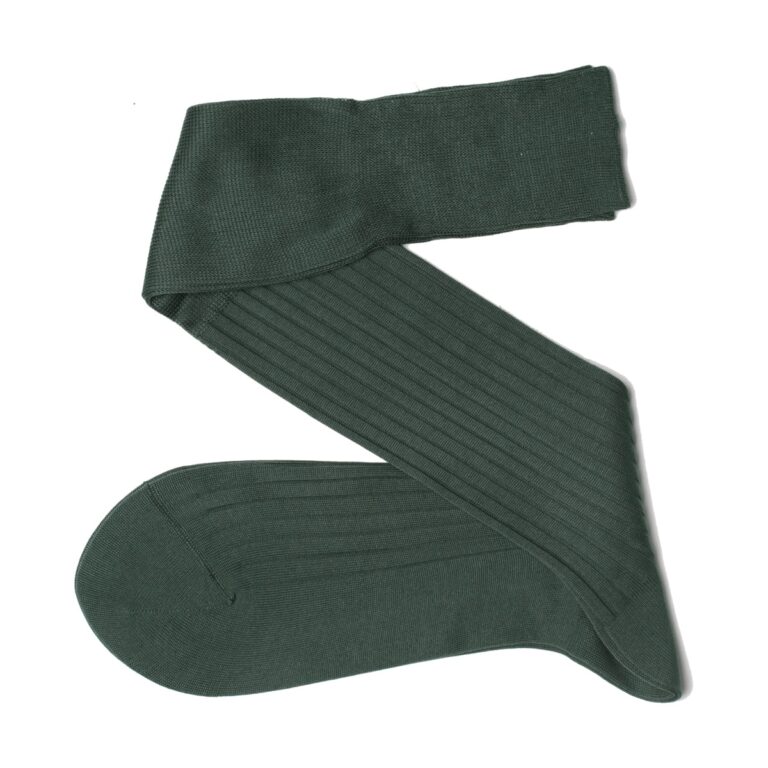 celchuk hunter green cotton socks