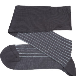Celchuk Gray Light Blue Shadow cotton socks