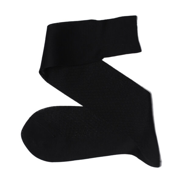 celchuk fishnet black cotton socks