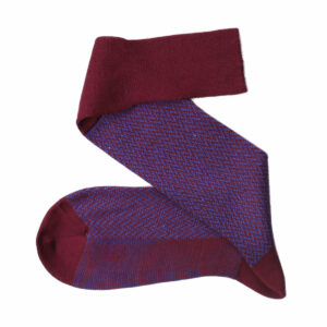 CELCHUK merino wool BURGUNDY socks