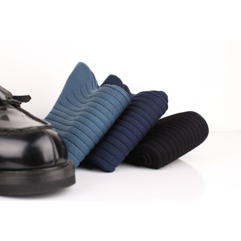 BOSS Shadow Bold Logo Cotton Rib Sock