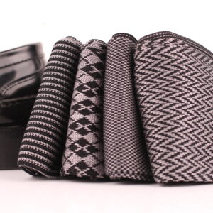Mid Calf Socks - Black Socks - Green Cotton Socks -  4 Pack