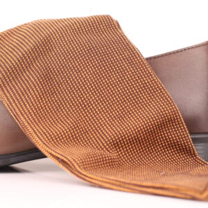 BROWN MUSTARD OVER THE CALF STRIPE