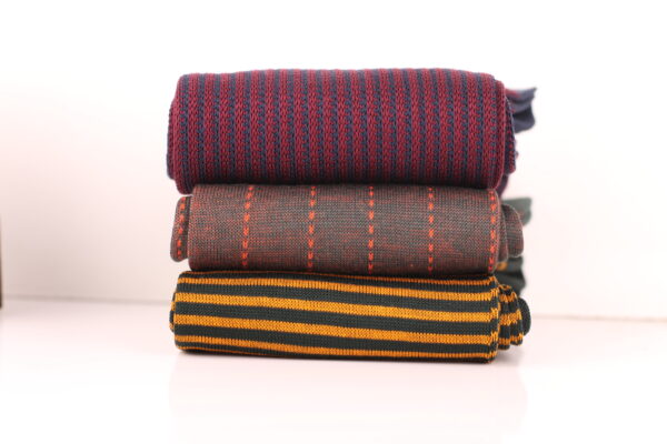 3 Pairs  Cotton Over The Calf  Socks Green - Image 4