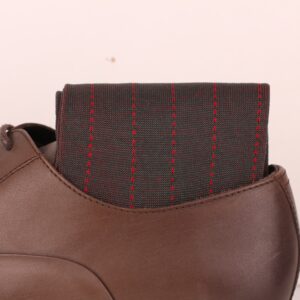 GREEN OVER THE CALF PIN STRIPE