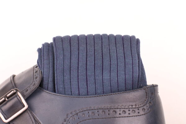 SHADOW STRIPED OVER THE CALF SOCKS - Image 5