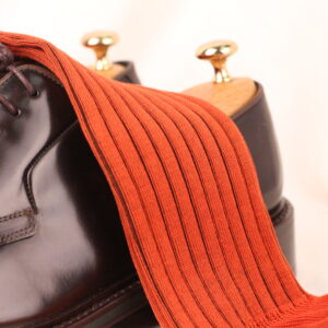 NEW! Taba Brown Ribbed Cotton Socks