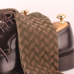 Tazmania Herringbone Striped Cotton Socks